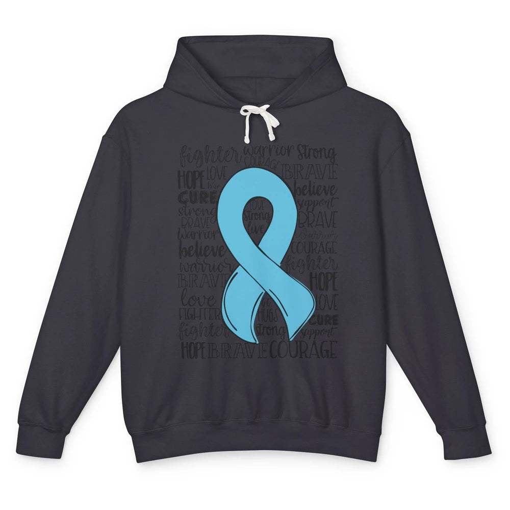 POTS Postural Orthostatic Tachycardia Ribbon Hope Love Cure Unisex Lightweight Hoodie