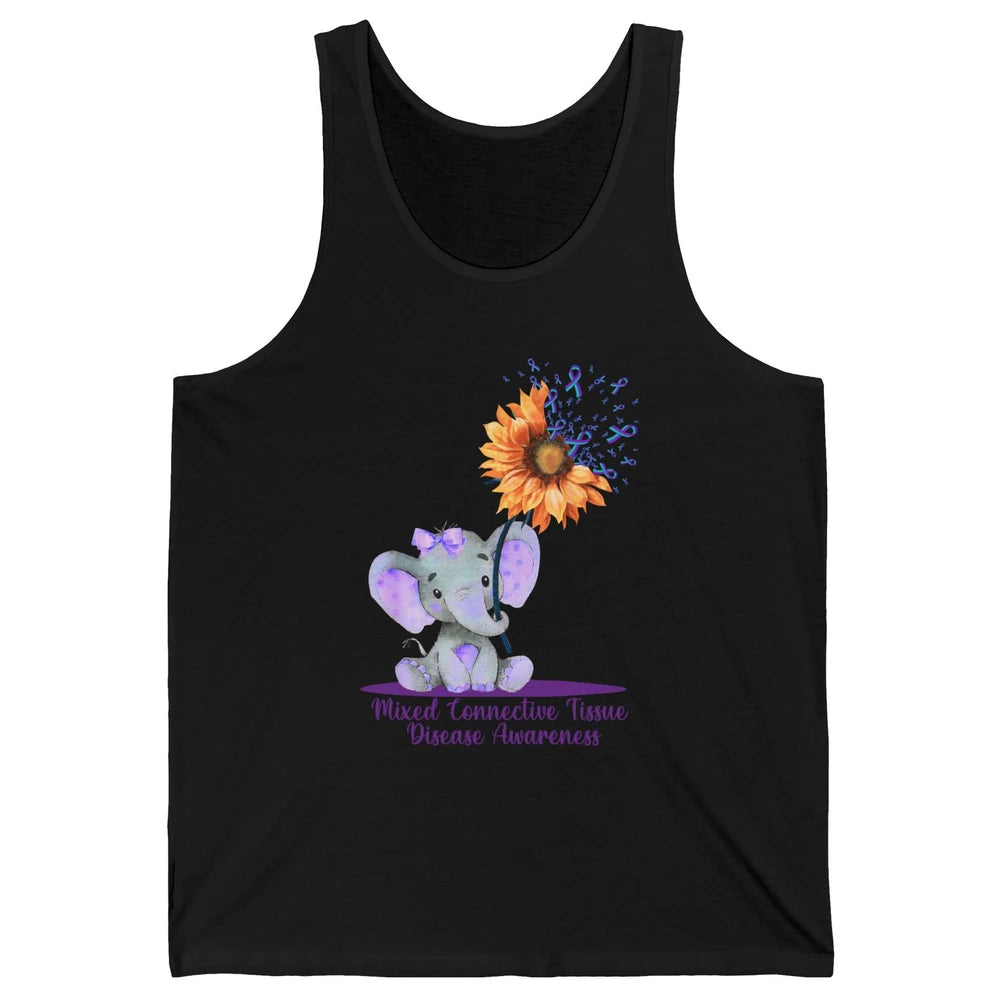 Mixed Connective Tissue Disease Baby Elephant Sunflower Unisex Jersey Tank