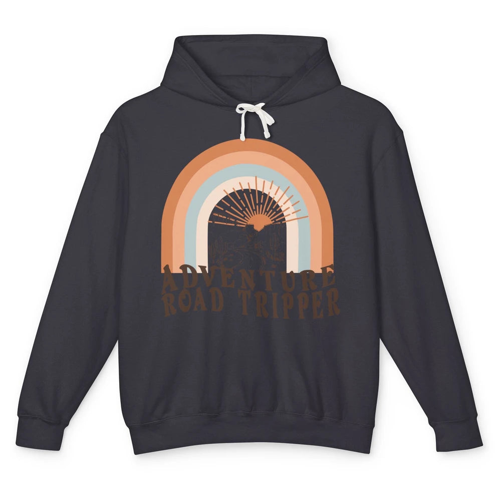 Retro Adventure Road Tripper Vintage Country Wilderness Unisex Lightweight Hoodie
