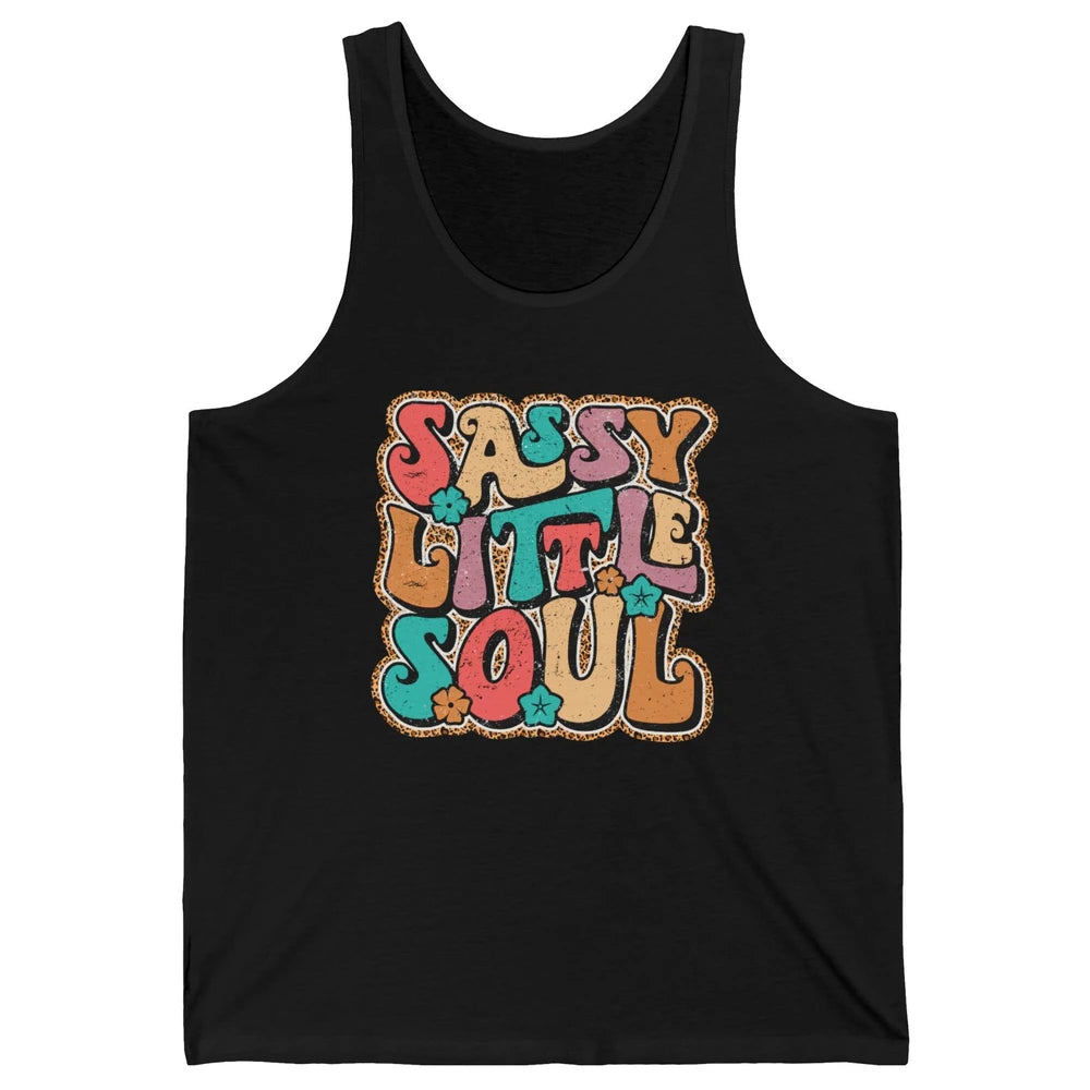 Retro Boho Groovy Sassy Little Soul Western Hippie Cowgirl Unisex Jersey Tank
