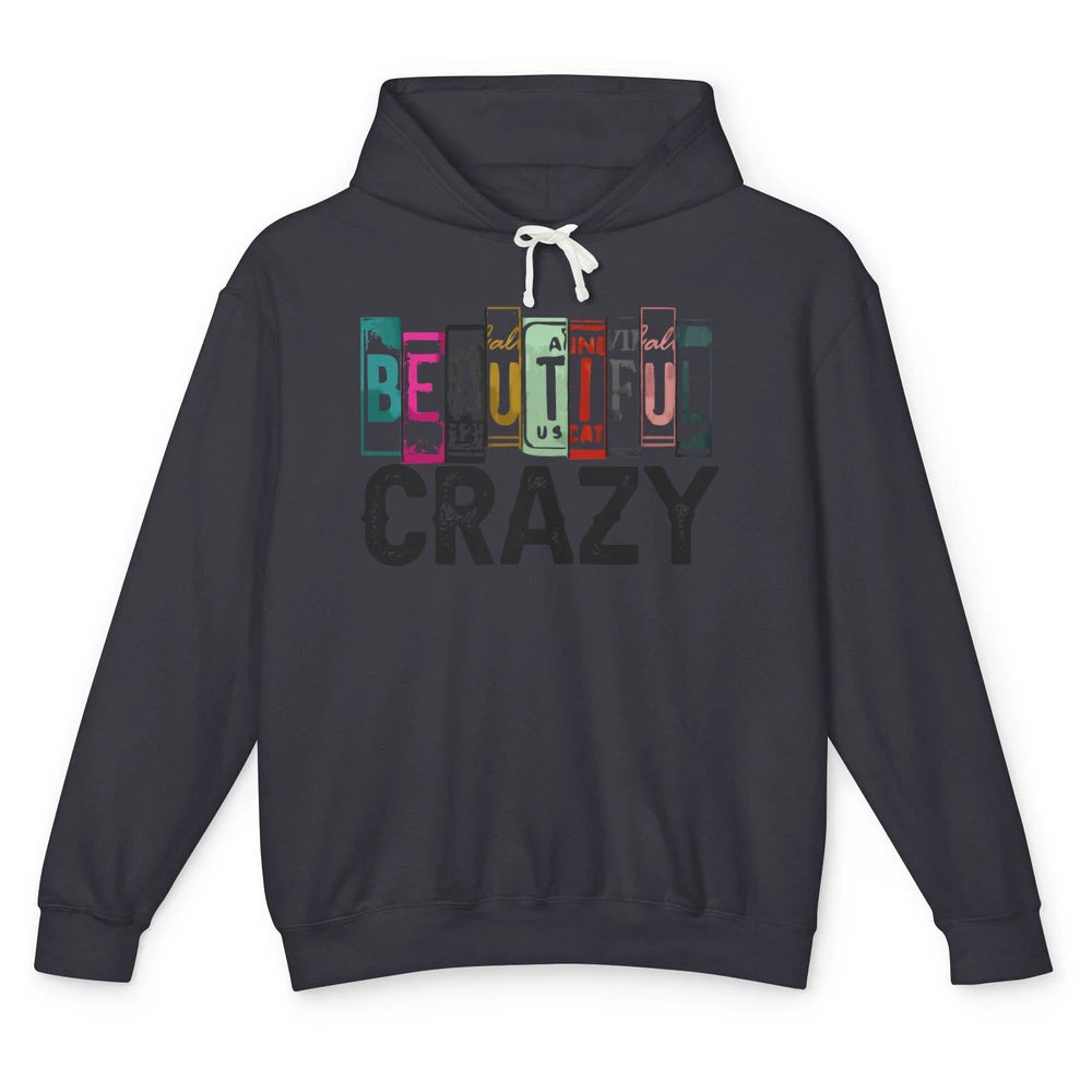 Retro Cowgirl Beautiful Crazy Western Country Cowgirl Unisex Lightweight Hoodie