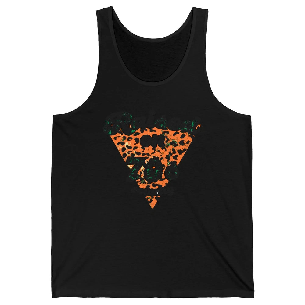 Retro Leopard Raised On 70s Country Western Cowboy Cowgirl Unisex Jersey Tank