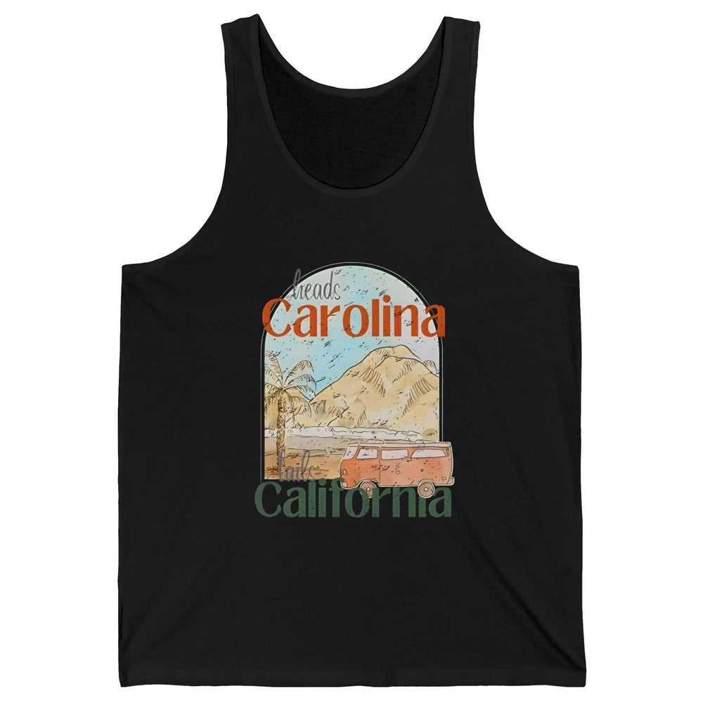 Retro Heads Carolina Tails California Western Country Summer Unisex Jersey Tank