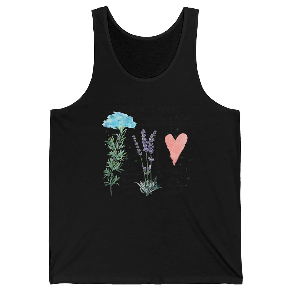 Practical Magic Witch Gardening Card Gardeners Plant Lovers Unisex Jersey Tank