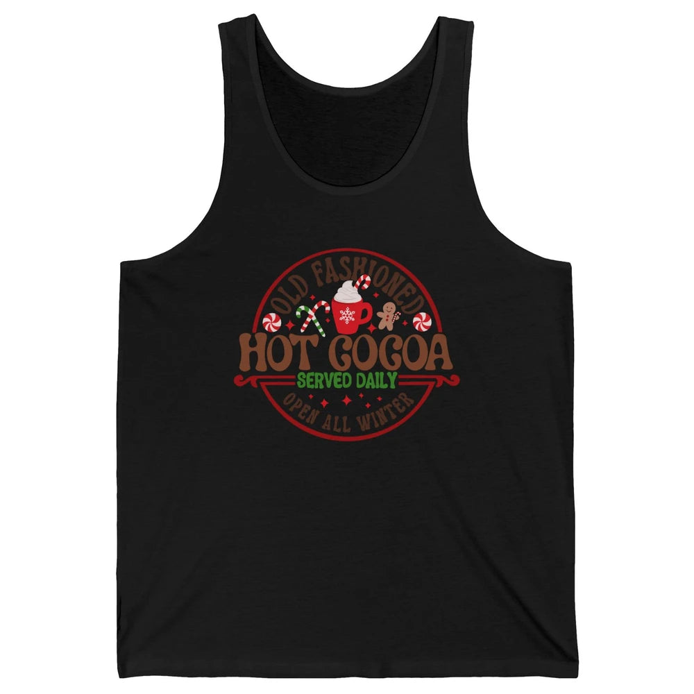 Christmas Gingerbread Hot Cocoa Hot Chocolate Christmas Unisex Jersey Tank