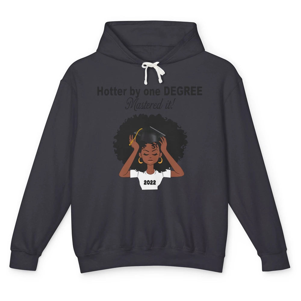 2022 Graduation Gift Mastered It Black And Educated Senior Unisex Lightweight Hoodie