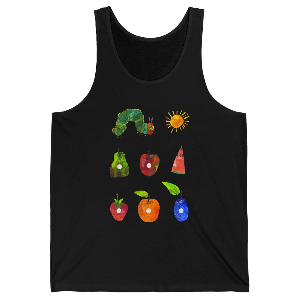 Hungry Caterpillar Fruit Always Hungry Caterpillar Saturday Unisex Jersey Tank