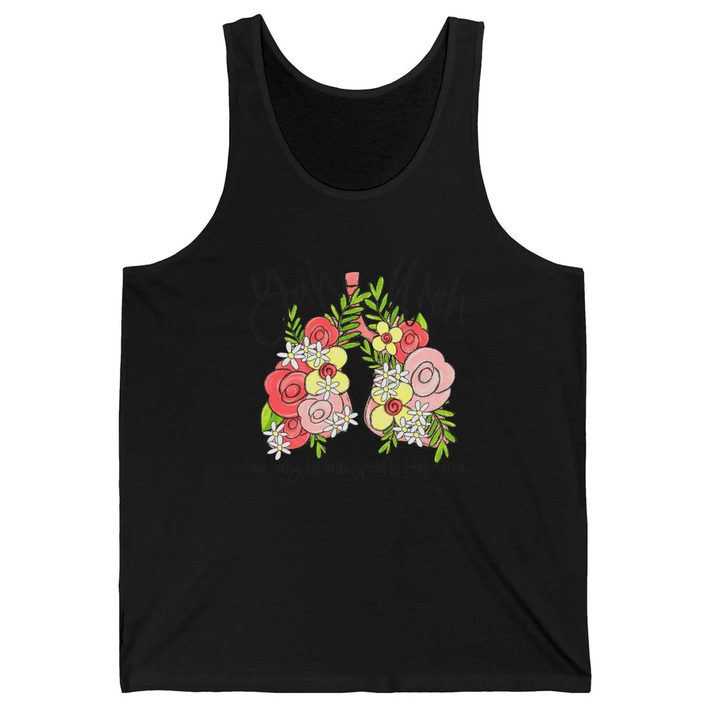 Our Very Breath Speaks His Name YHWH Christian Religious Unisex Jersey Tank