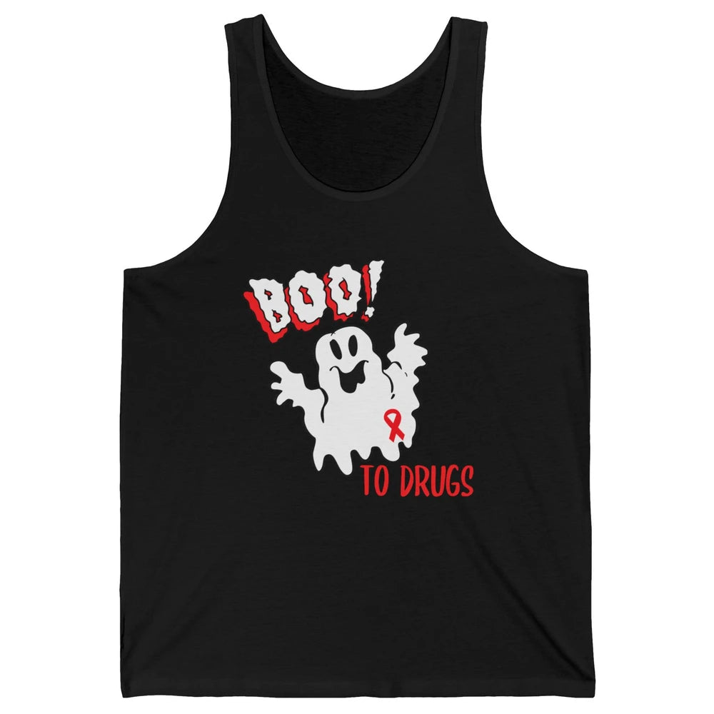 Red Ribbon Week Awareness Say No To Drugs Drug Free Unisex Jersey Tank