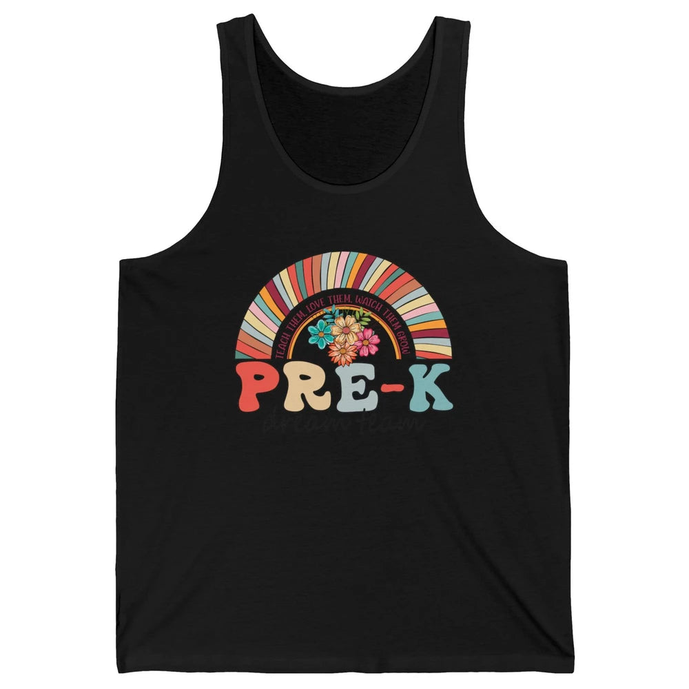 Pre-K Dream Team Rainbow Kinder Pre-K Teacher Back to School Unisex Jersey Tank
