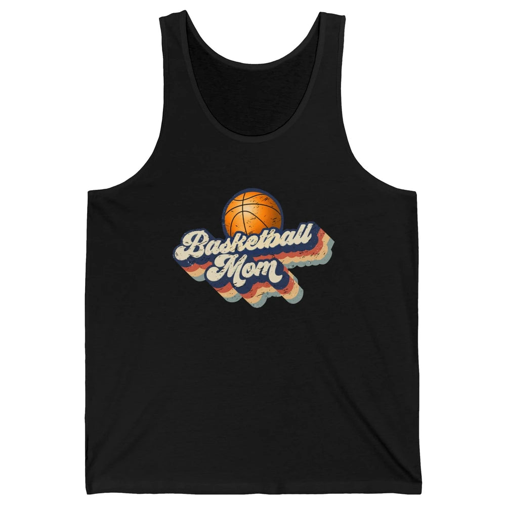 Retro Basketball Mom Basketball Players Mom Mothers Day Gift Unisex Jersey Tank
