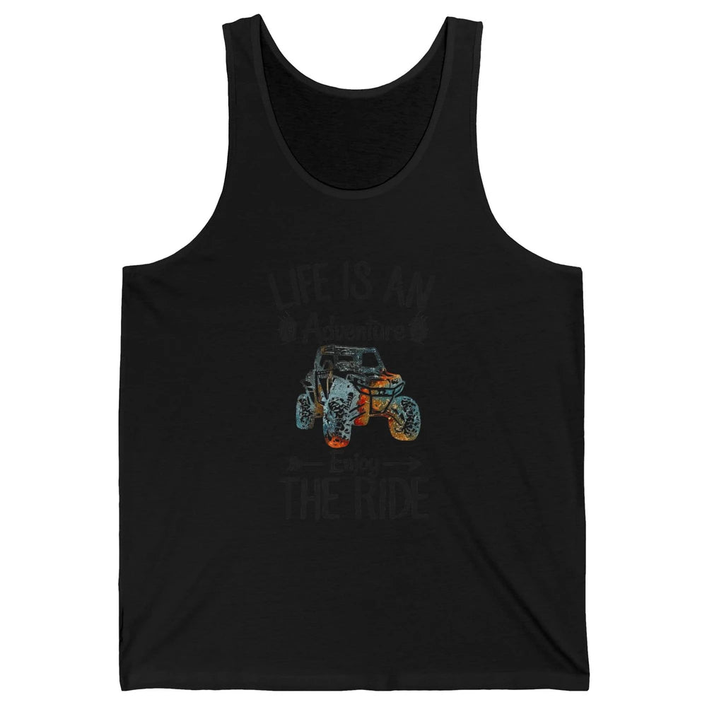 Retro Life Adventure Enjoy Ride UTV Offroad Riding SXS Mud Unisex Jersey Tank