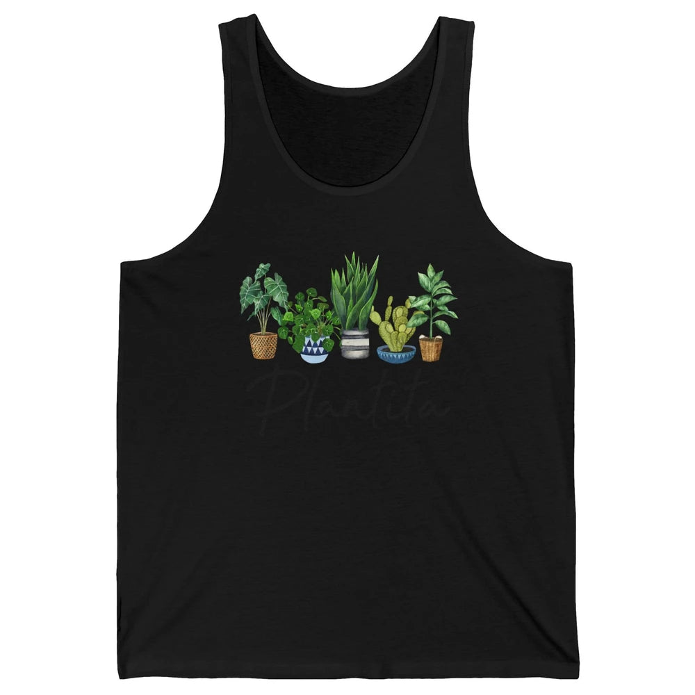 Plantita Plant Lovers Gardening Planting Plant Lady Gift Unisex Jersey Tank