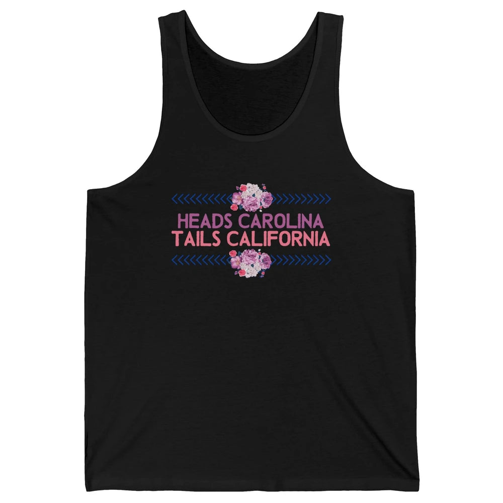 Retro Heads Carolina Tails California Western Summer Holiday Unisex Jersey Tank