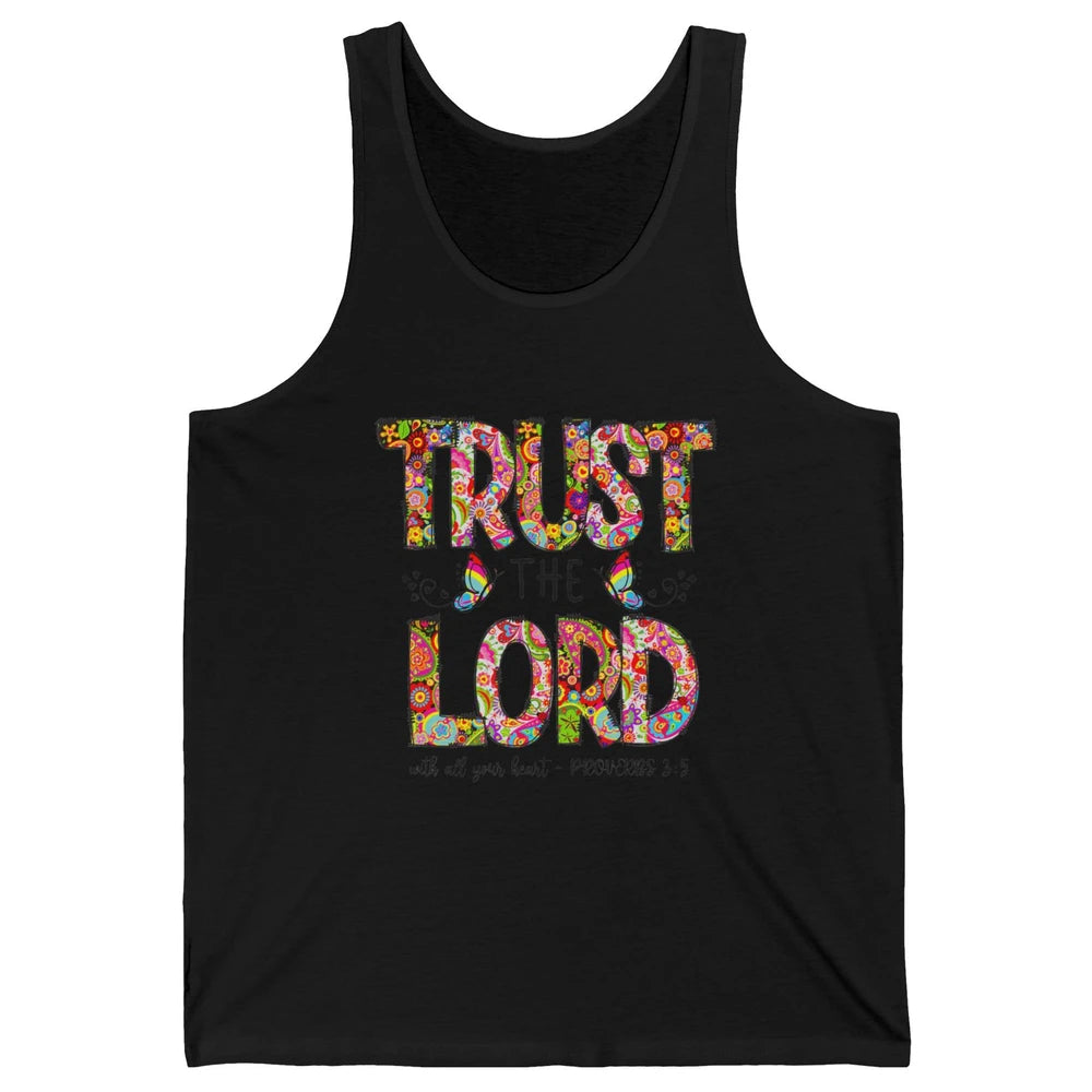 Prayer Bible Verse Religious Trust The Lord Jesus Christian Unisex Jersey Tank