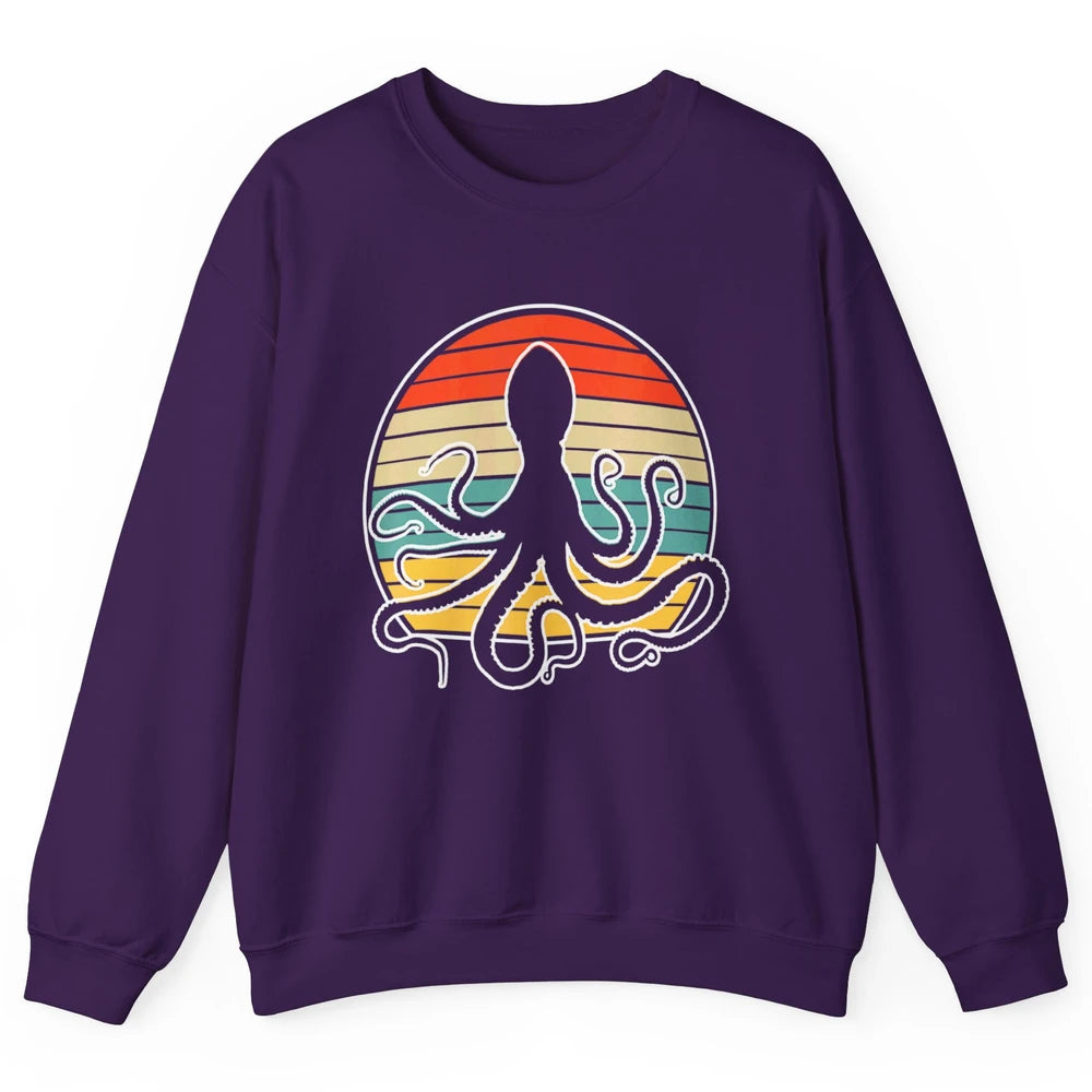 Retro Octopus Kraken Ocean Sea Creature Pirate Vintage Humor Unisex Crewneck Sweatshirt