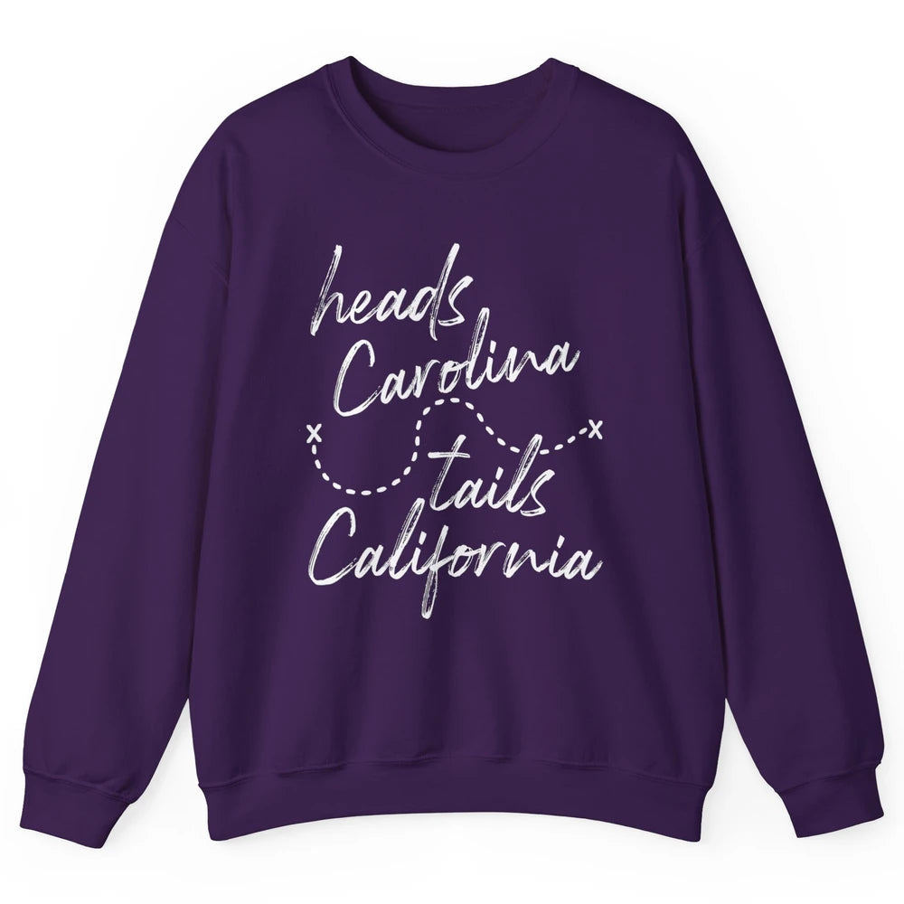 Retro 90s Heads Carolina Tail California Beach Summer Travel Unisex Crewneck Sweatshirt