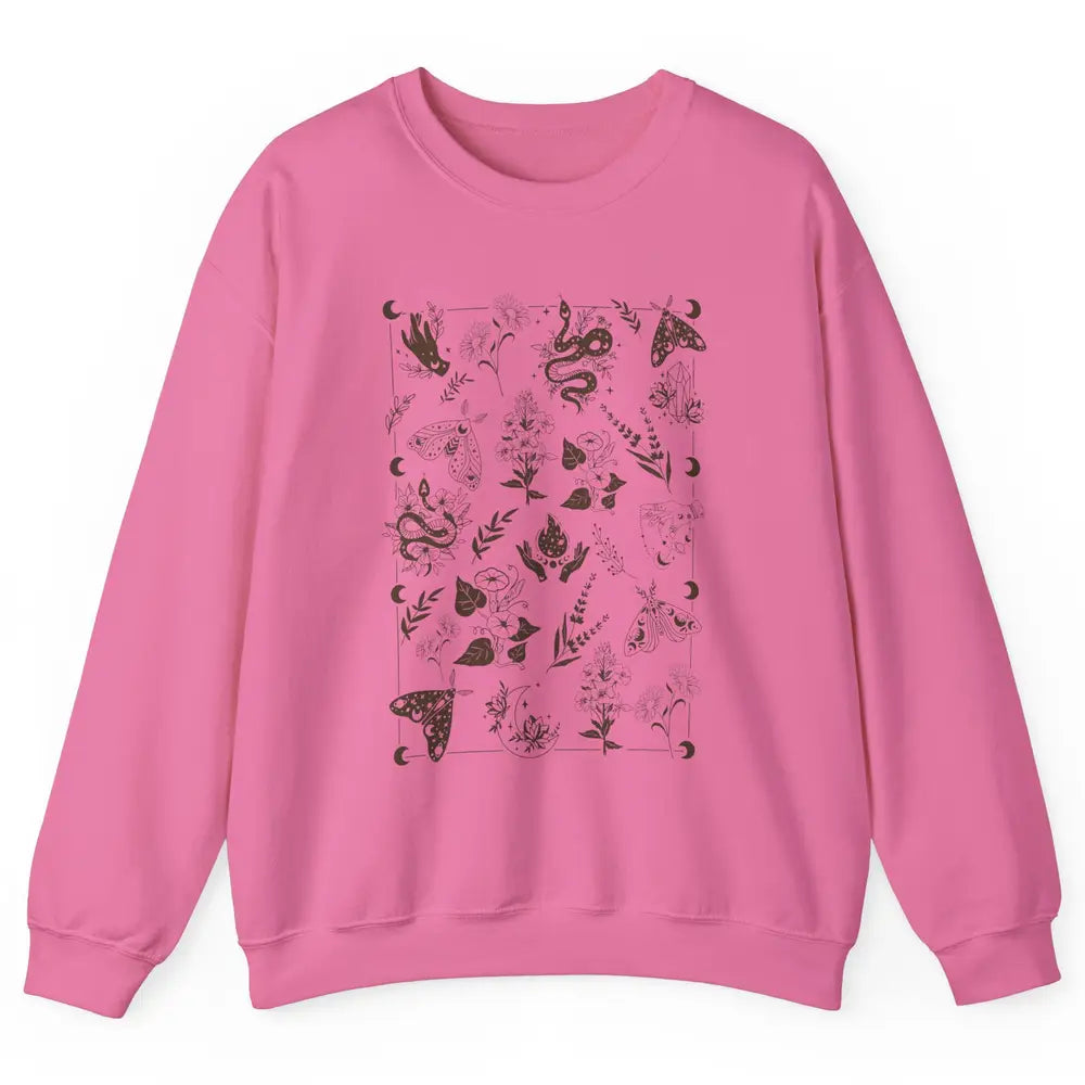 Practical Magic Witch Gardening Card Gardeners Plant Lovers Unisex Crewneck Sweatshirt