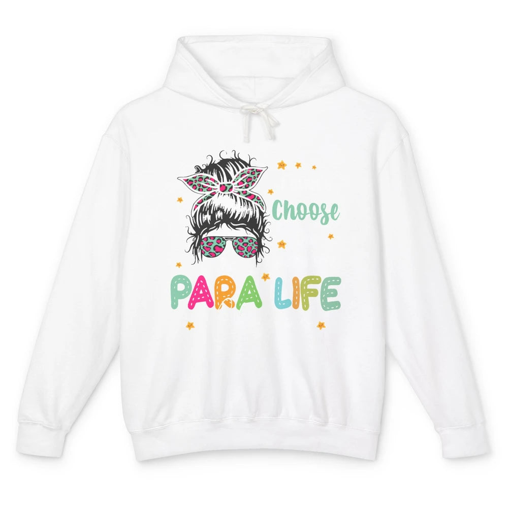 Para Squad I Didn't Choose The Para Life Para Life Choose Me Unisex Lightweight Hoodie