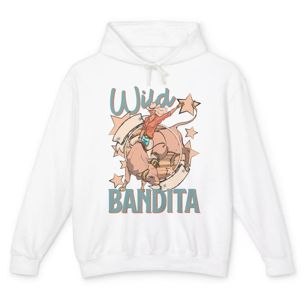 Retro Cowgirl Wild Bandita Western Country Cowboy Wild West Unisex Lightweight Hoodie
