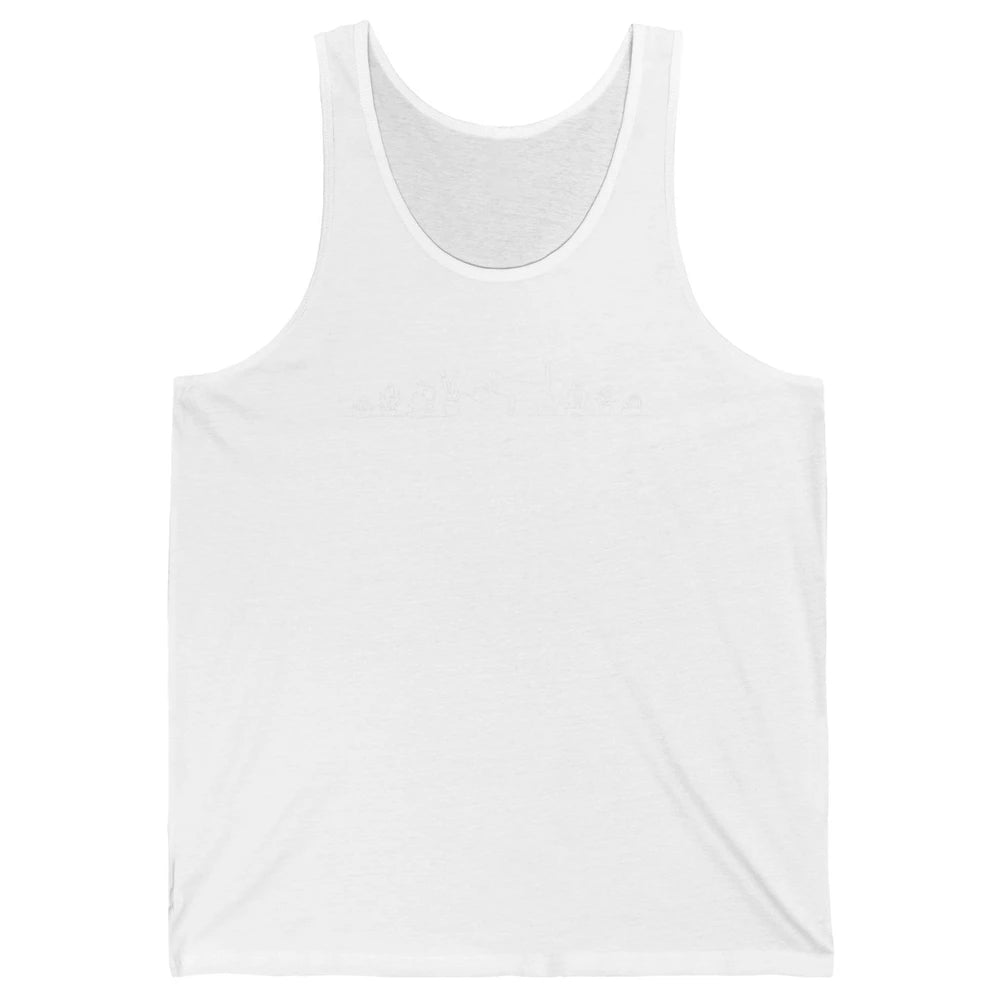 Plant Cat Lady Minimalist Aesthetic Botanical Kitten Flowers Unisex Jersey Tank