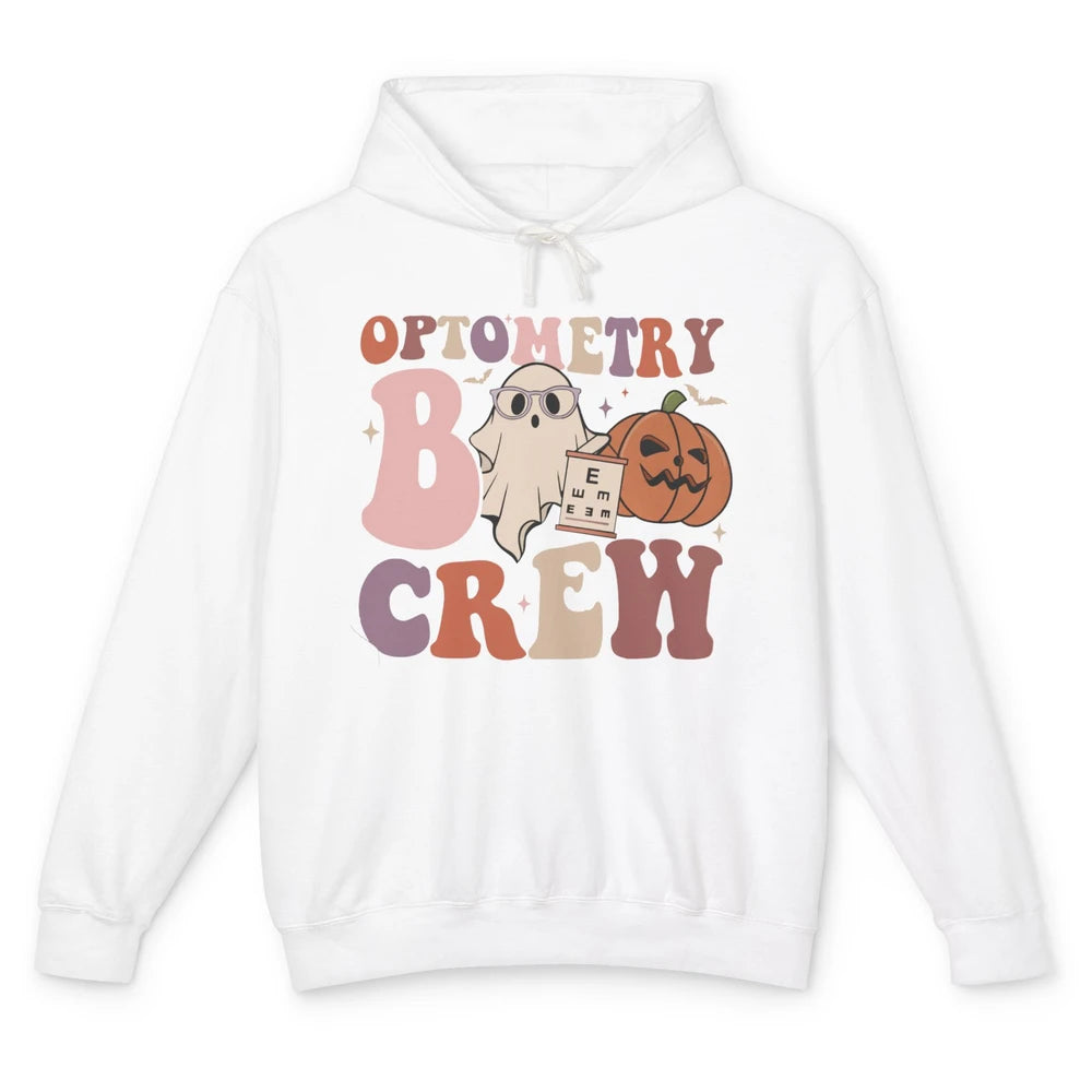Optometry Boo Crew Halloween Ophthalmic Tech Optometrist Unisex Lightweight Hoodie