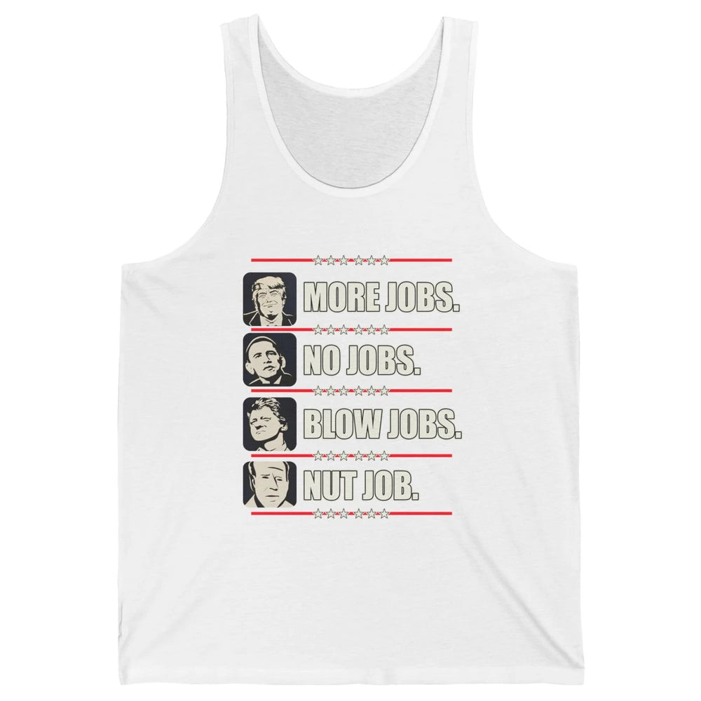 Presidents Vote Trump Anti Biden Obama Clinton Funny Choice Unisex Jersey Tank