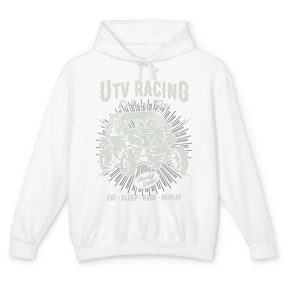 Retro Fun UTV Racing Limit Mud Riding Dirt SXS Rider Offroad Unisex Lightweight Hoodie