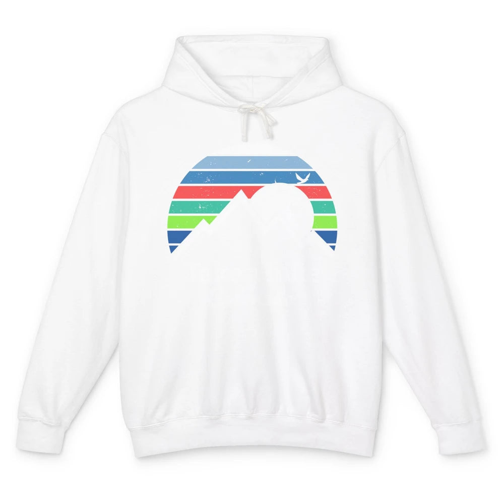 Retro Colorado Mountain Take A Hike The Great Outdoor Hiking Unisex Lightweight Hoodie