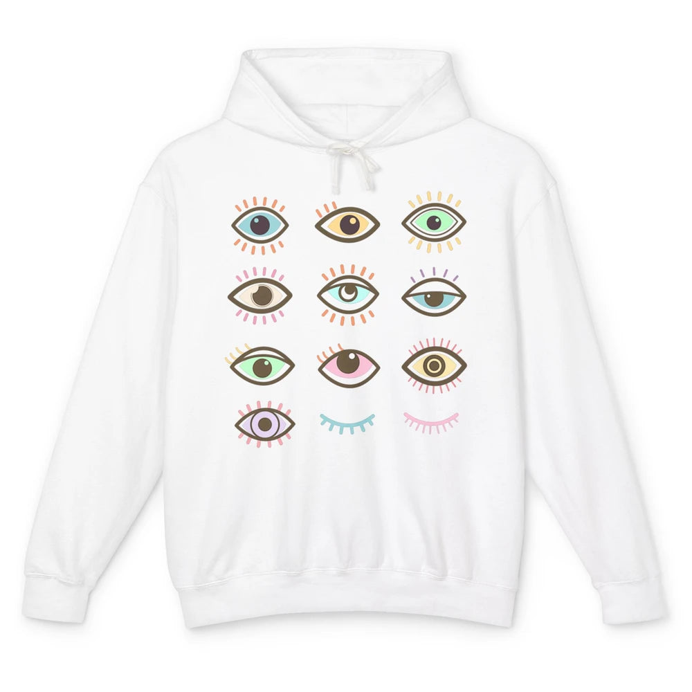 Ophthalmic Technician Tech Optometry Optician Eyes Rainbow Unisex Lightweight Hoodie
