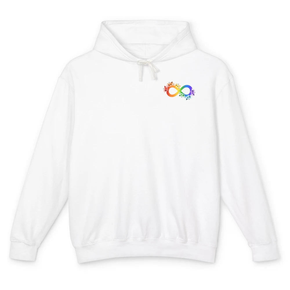 Neurodiversity Autism Spectrum Disorder Awareness Infinity Unisex Lightweight Hoodie