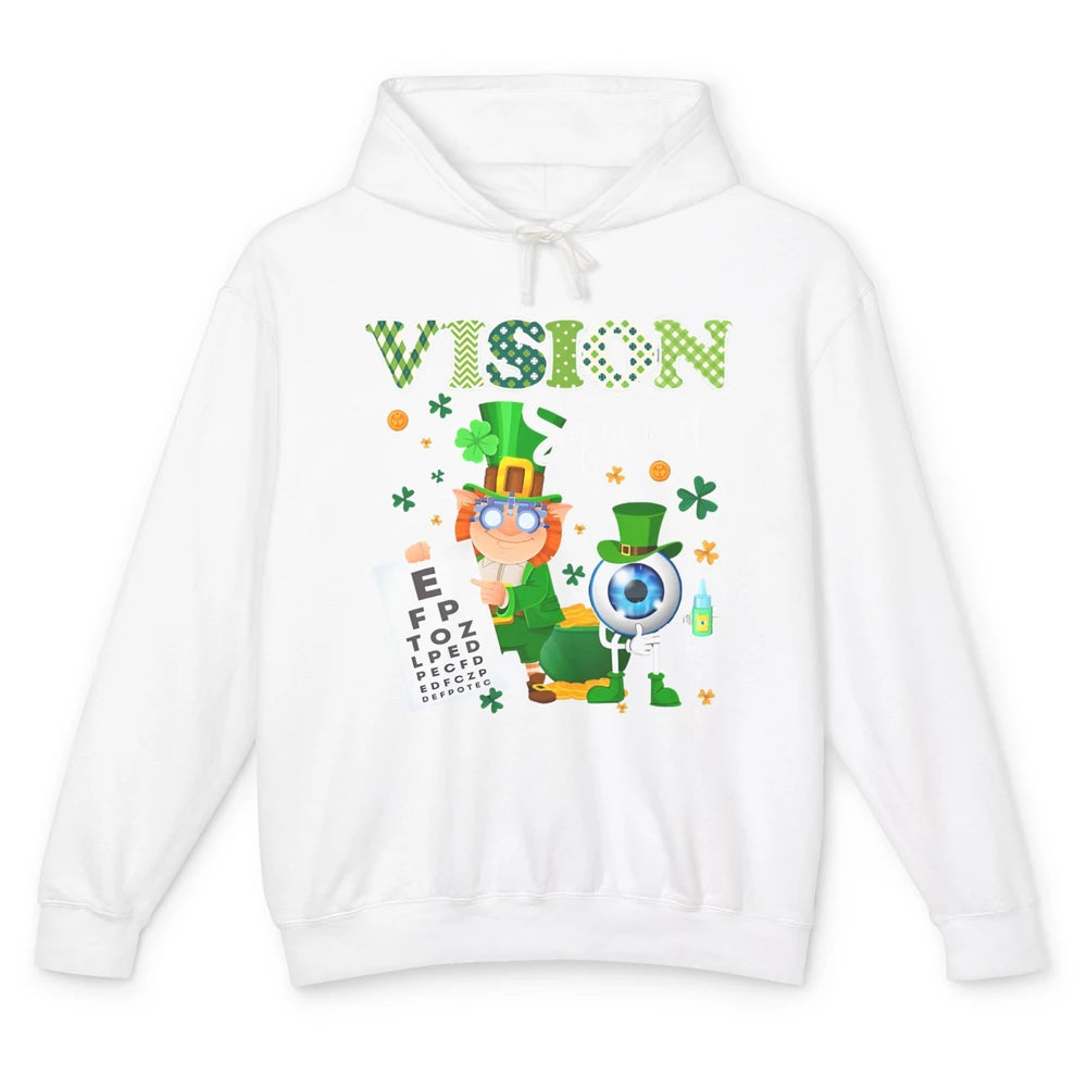 Optometrist St Patrick’s Day Vision Squad Optometry Shamrock Unisex Lightweight Hoodie