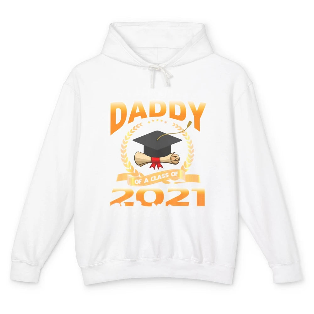 Proud Daddy Of A Class Of 2021 Valedictorian Graduate Gift Unisex Lightweight Hoodie