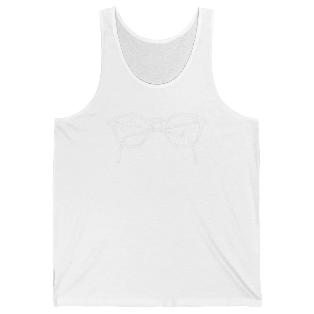 Vintage Eyeglasses Optician Optometrist Eye Doctor Gift Unisex Jersey Tank