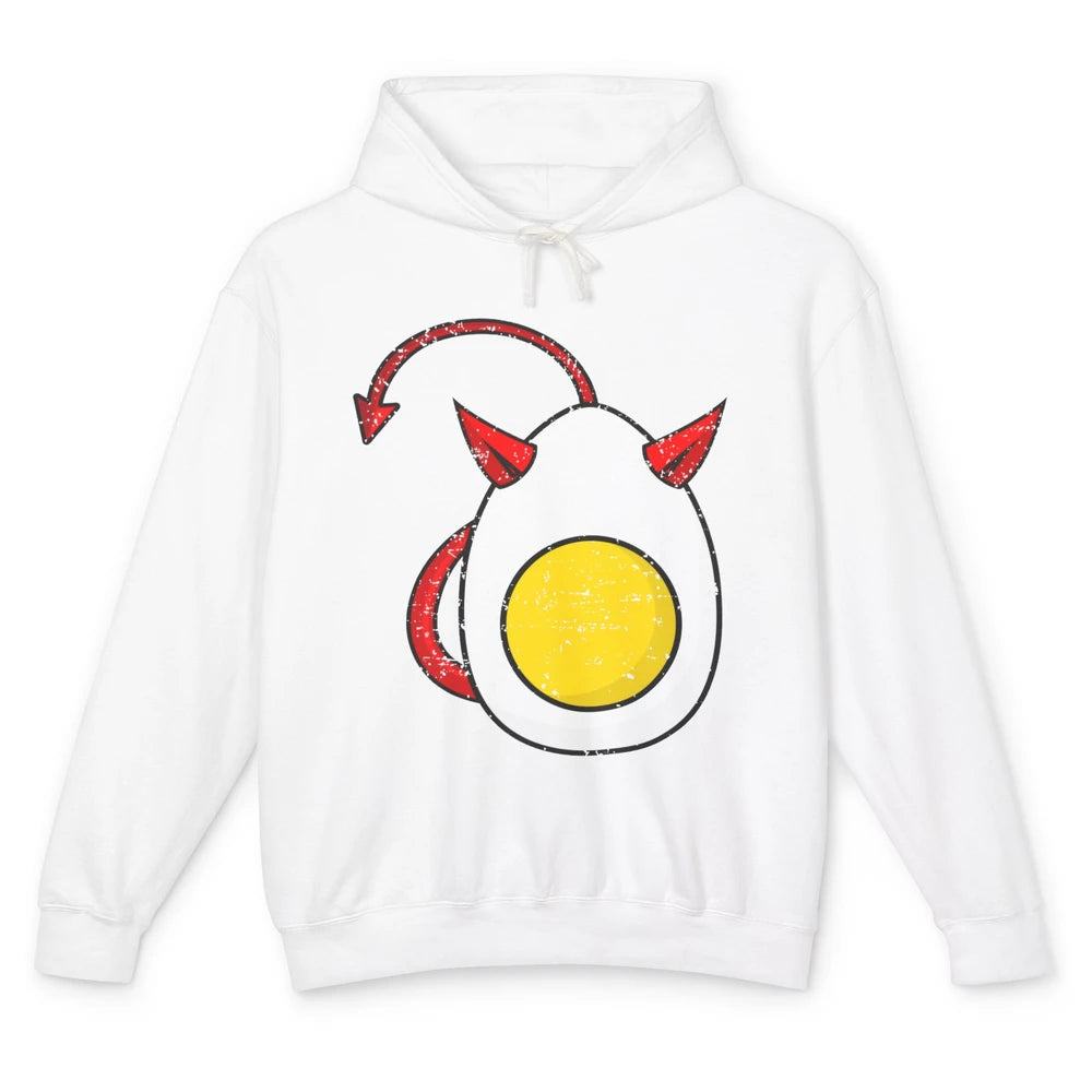 Retro Deviled Egg Funny Halloween Costume Men Women Kids Unisex Lightweight Hoodie
