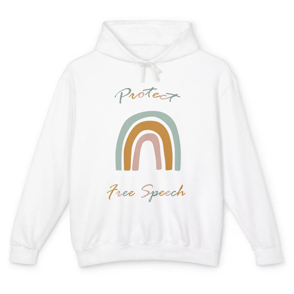 Political Protect Free Speech - Free Speech For Everyone Unisex Lightweight Hoodie
