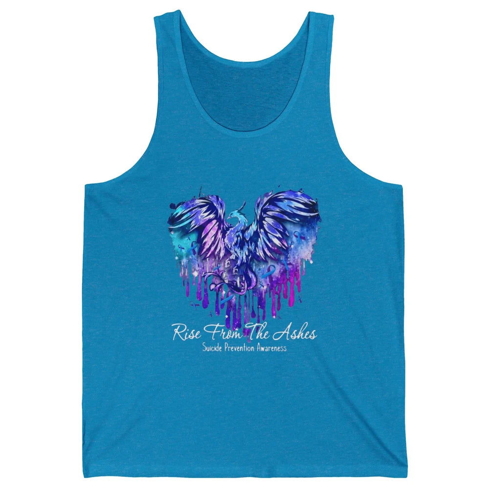 Phoenix Bird Warrior Love Suicide Prevention Awareness Month Unisex Jersey Tank