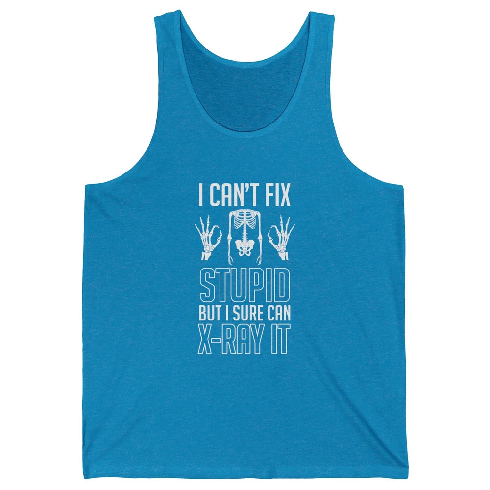 Rad Tech Radiologist Skeleton X-ray Radiology Technician Unisex Jersey Tank