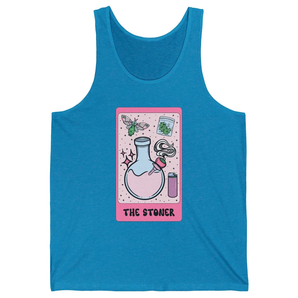 Funny Weed The Stoner Tarot Card Cannabis Weed Lovers Unisex Jersey Tank