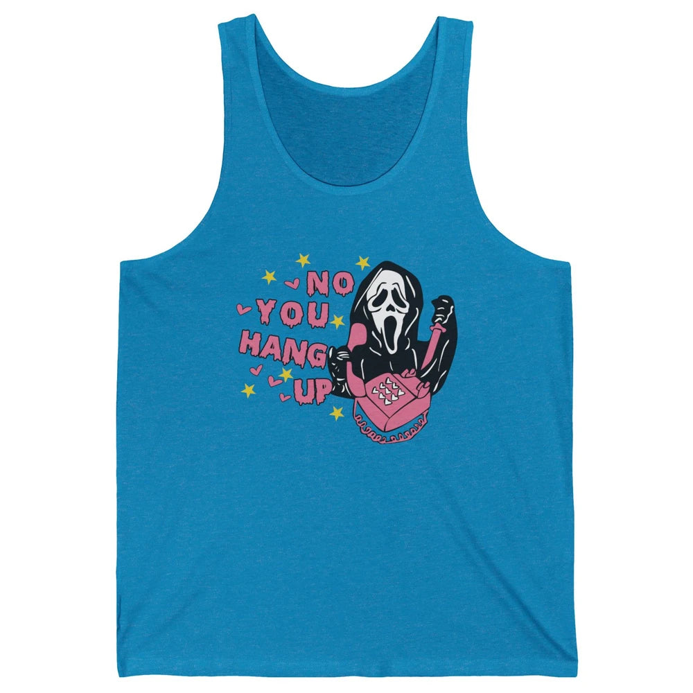 Funny Ghost Telephone No You Hang Up Halloween Costume Gift Unisex Jersey Tank