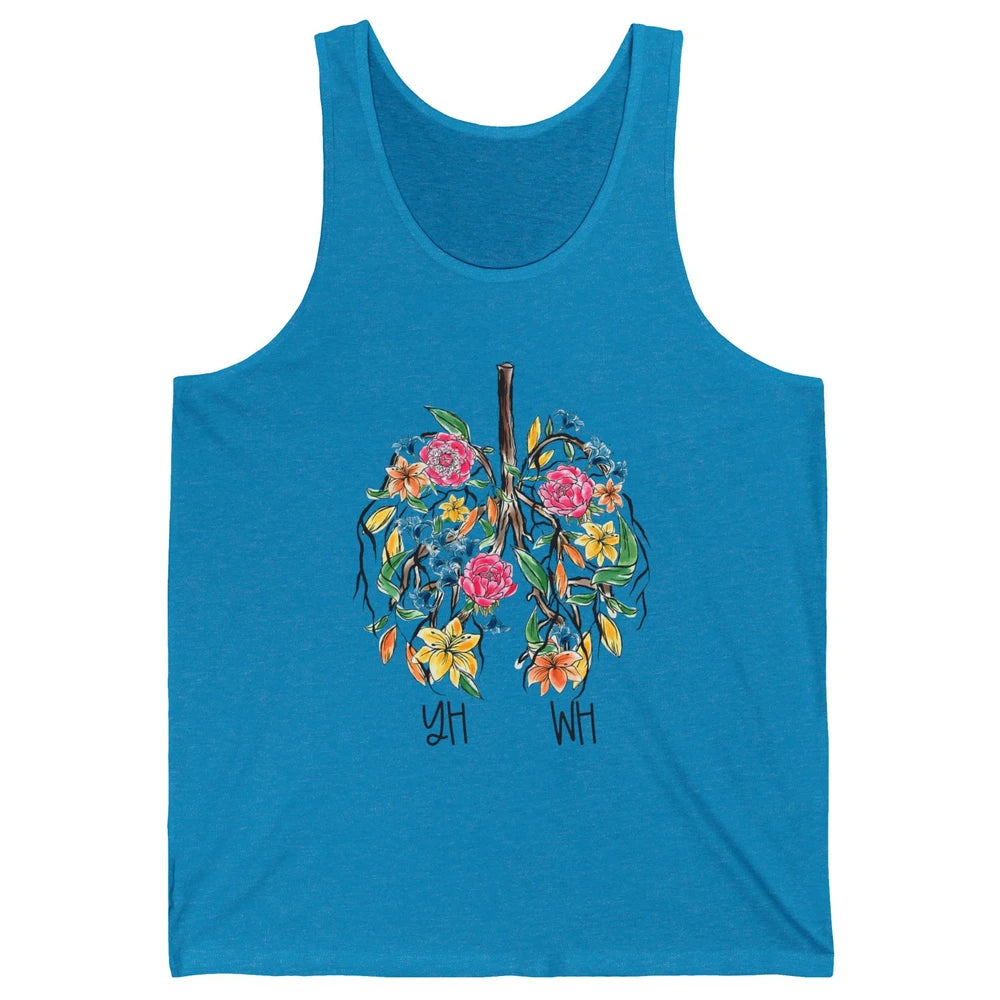 Our Very Breath Speaks His Name YHWH Christian Religious Unisex Jersey Tank