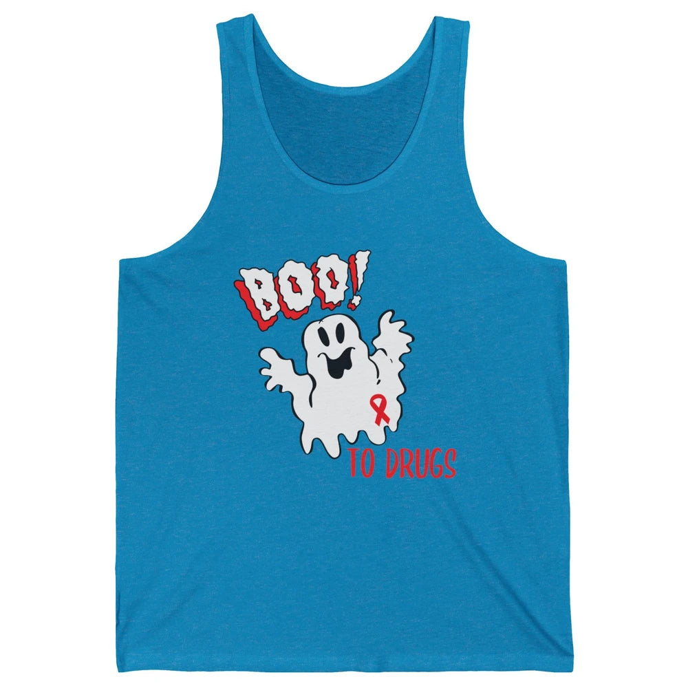 Red Ribbon Week Awareness Say No To Drugs Drug Free Unisex Jersey Tank