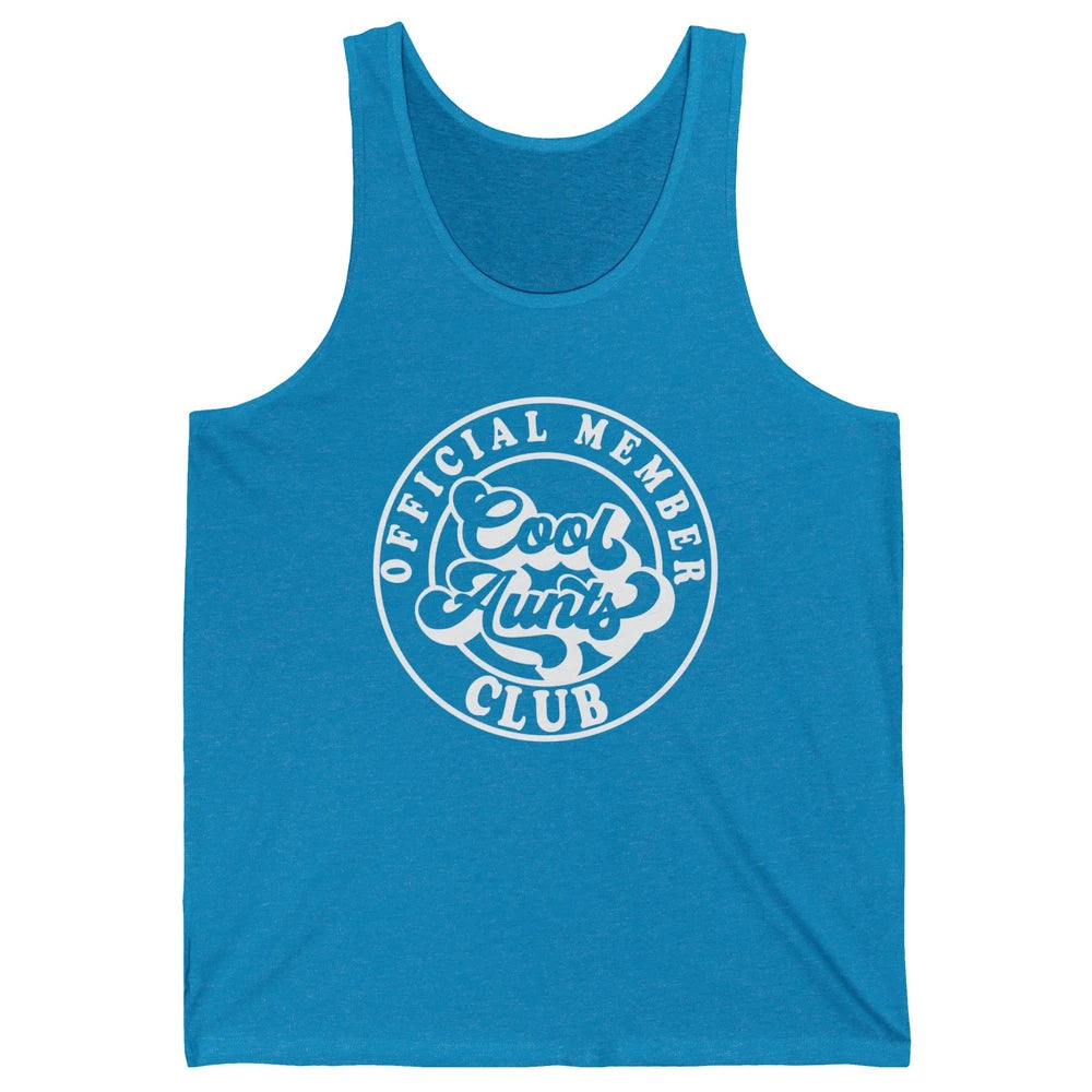 Official Member Cool Aunts Club Funny Auntie Sister Gift Unisex Jersey Tank