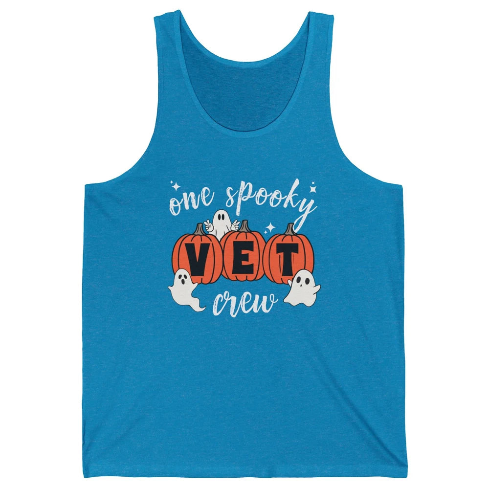 One Spooky Veterinarian Vet Squad Halloween Vet Tech Nurse Unisex Jersey Tank