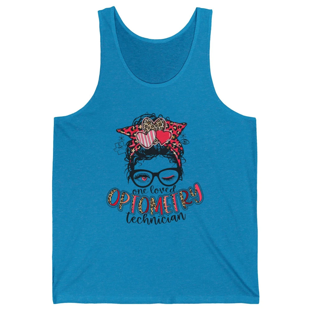 Optometry Tech One Loved Optometry Technician Optometry Girl Unisex Jersey Tank
