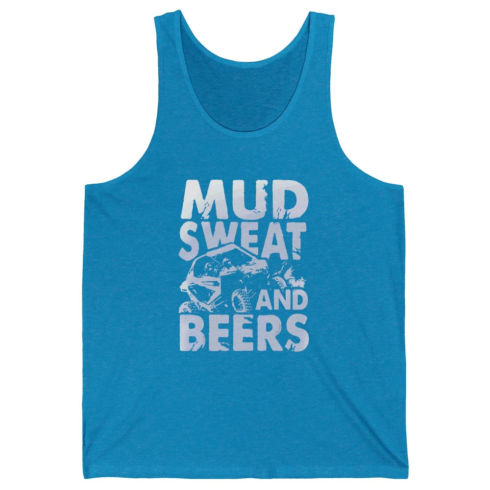 Mud Sweat And Beer Racing Rider UTV Retro ATV SXS Offroad Unisex Jersey Tank