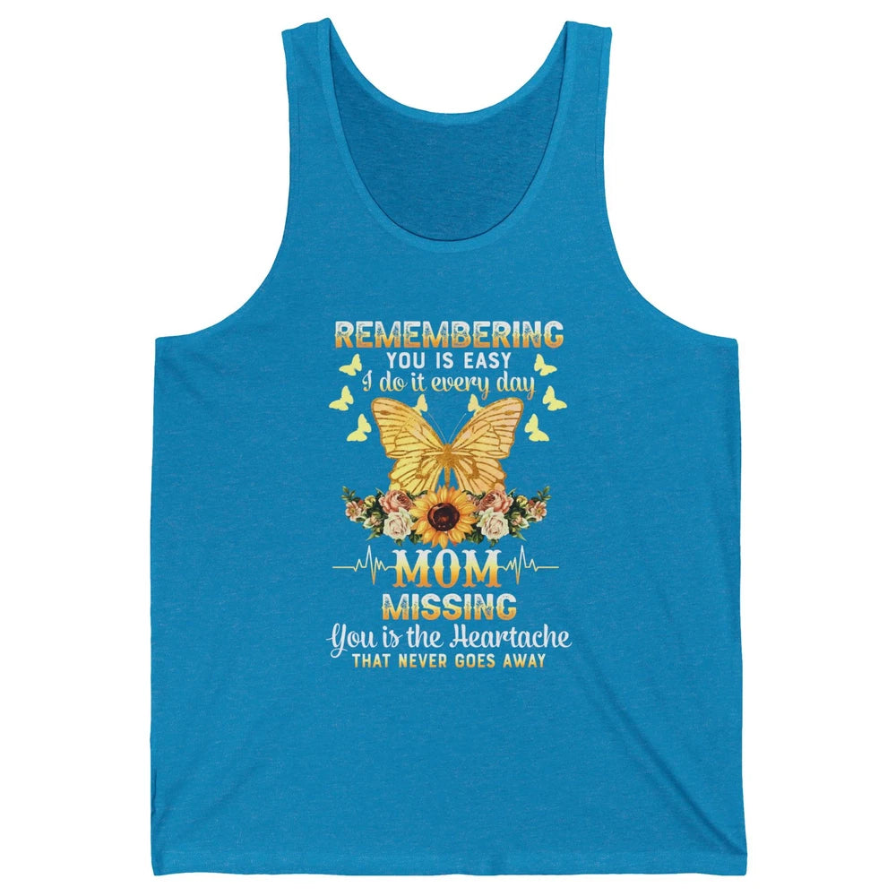 Mother In Heaven Missing You Is The Heartache Loving Memory Unisex Jersey Tank