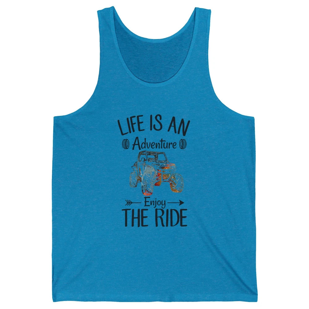 Retro Life Adventure Enjoy Ride UTV Offroad Riding SXS Mud Unisex Jersey Tank