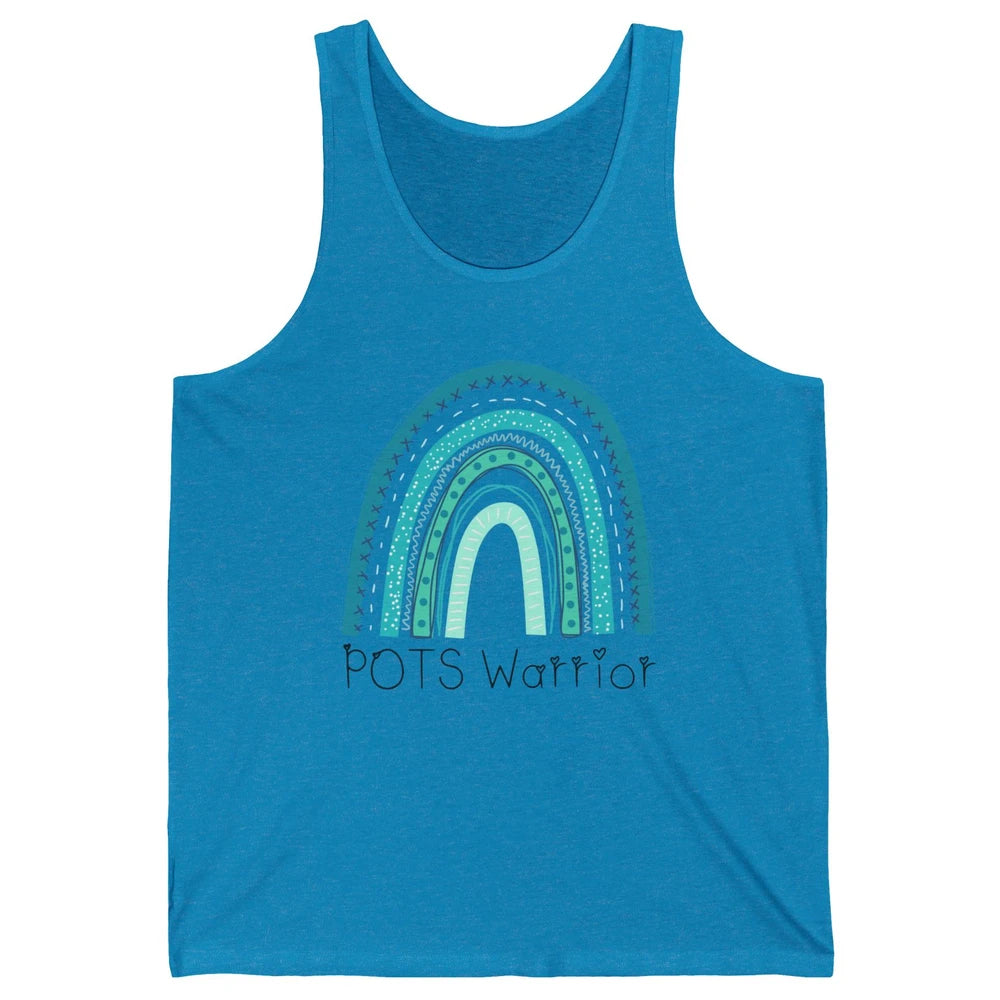 POTS Rainbow Postural Orthostatic Tachycardia Syndrome Unisex Jersey Tank