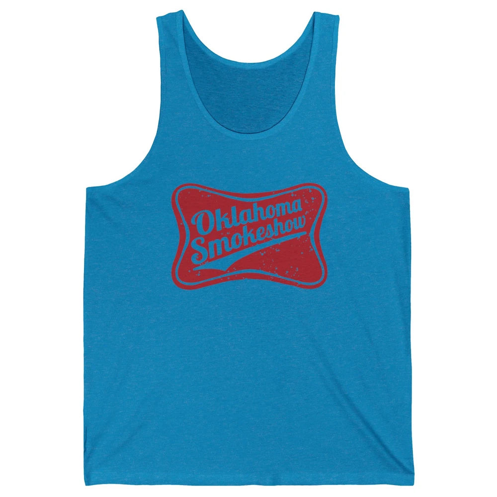 Retro Cowgirl Oklahoma Smokeshow Small Town Western Country Unisex Jersey Tank